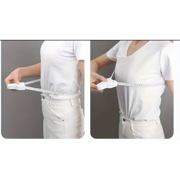 WHITE Set of 3 Body Measurement Tape Measures NEW - Picture 4 of 5